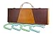 Viva Sol Premium Horseshoes Outdoor Game Set with 4 Horseshoes, 2 Stakes, and Wooden Case