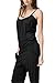 Linsery Women's Summer Black Spaghetti Strap Backless Home Wear Outfits Overalls,Black-1747,Medium
