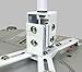 ALZO Short Suspended Drop Ceiling Video Projector Mount with Scissor Clamp for T-Bar Attachment with 10 Inch Drop