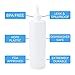 Homenadic 7-Pack Plastic Squirt Squeeze Bottle (16 Ounce) - For Condiments, Ketchup, Sauces, Cookie Decorating, Arts & Crafts - Includes 4 Twist Caps, 1 Funnel & 8 Labels - BPA Free & Leak Proof
