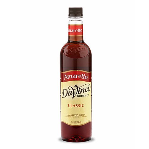 image for Da Vinci Amaretto Syrup, 750 ml Bottle (Plastic).