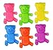24” Inflatable Gummy Bears Fun Party Decoration in Assorted Random Colors (Pack of 6 Bears)