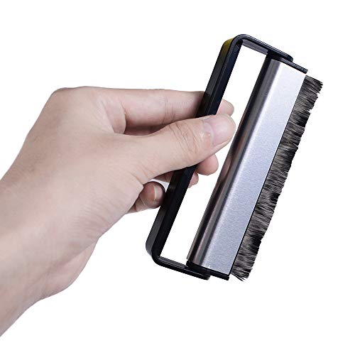Feir Carbon Fiber Anti-Static Vinyl Record Cleaning Brush Turntable Vinyl Accessories (Carbon Brush)