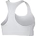 Nike Women's Victory Padded Sports Bra, Dri-FIT Sports Bra for Women with Racerback Design, White/Black, Medium