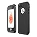 vcloo iPhone SE Waterproof Case, 6.6ft iPhone SE Underwater Case, Dust Proof, Drop Proof, Snow Proof, Shock Proof, Heavy Duty Protective Carrying Case Cover for iPhone SE,iPhone 5S/5, 4.0