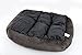 long rich Large Classic Solid Rectangle Dog and Pet Bed with Dog Bone Print, 24x34 inches, Brown Color, by Happycare Textiles,