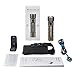 OLIGHT Seeker 2 Pro 3200 Lumens Three Cree XP-L HD CW LED Side Switch Rechargeable Tactical Flashlight Law Enforcement Searchlight with Charging Dock Patch (Desert Tan)