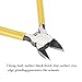 Flush Cut Pliers,KISENG Diagonal Cutter Pliers Wire Cutters Soft Wire Cutting Tool 6 inch