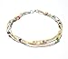 Hempnotic Jewelry Multicolor Glass Beaded Three String Hemp Anklet - Handmade