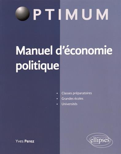 Manuel d'économie politique