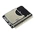 QNINE SD Card to 2.5 Inch IDE Adapter, SDHC SDXC MMC Memory Card Converter to Laptop HDD 44 Pin Male PATA Port