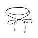 BodyJ4You Long Chain Wrap Choker Necklaces Set 3 Pieces Gothic Black Velvet Necklace