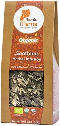 Asante Mama PREMIUM Organic Soothing Herbal Infusion: Mujaja, Lemongrass, Ginger And Lemon Peel, 25g