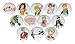 Set of 12 Seven Deadly Sins 1" pins/buttons/badges