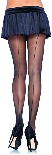 Leg Avenue Women's Plus-Size Plus Cuban Heel Pantyhose