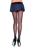 Leg Avenue Women's Plus-Size Plus Cuban Heel Pantyhose