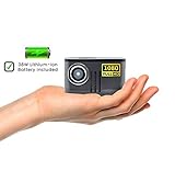AAXA P7 Mini Projector with Battery, Native 1080P Full HD Resolution, 30,000 Hours LED Portable Projector, Onboard Media Player, for Business and Home Theater