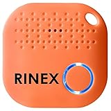 Bluetooth Key Finder Keychain GPS Tracker for Keys with App – Tracking Device for Phone, Keys, Luggage, Backpacks, Wallets, More – Bluetooth Anti-Lost Device Locator Tags – GPS Tracking Chip by Rinex