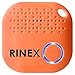 Bluetooth Key Finder Keychain GPS Tracker for Keys with App - Tracking Device for Phone, Keys, Luggage, Backpacks, Wallets, More - Bluetooth Anti-Lost Device Locator Tags - GPS Tracking Chip by Rinex