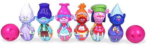 What Kids Want Trolls Sculpted Character Bowling Set Toy