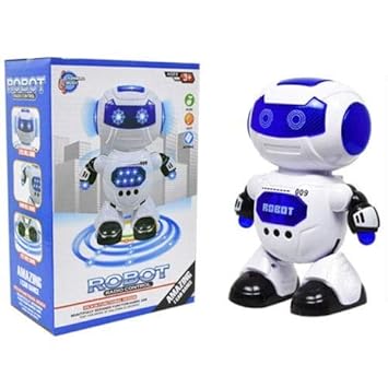 dancing robot toy with music & flashing light