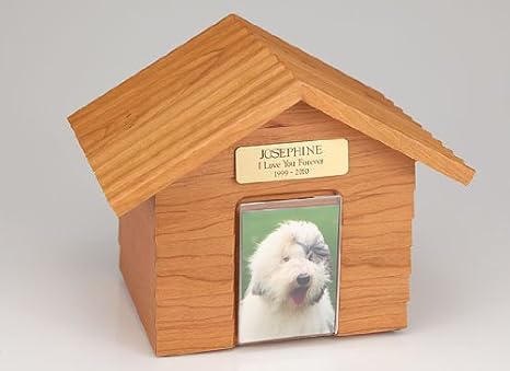 Amazon Com My Pal Dog House Cremation Urn Oak K 9 Cottage Pet
