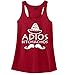 Comical Shirt Ladies Adios Bitchachos Funny Tee Mexico Mexican Racerback