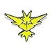 Zapdos Pin Pokemon Go Plus Pins by PokeSwag-Cool Yellow Team Gym Badges-Team Instinct Zapdos-Metal Lapel Button-Enamel Fill Emblem-Pokemon Games Kanto Fans & Collectors-Accessories for Boys & Girls