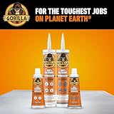 Gorilla 1144110 All Conditions Sealant Silicone Clear 295ml Fast Set Mould view 10
