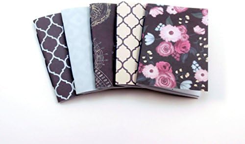 Blue Floral Travelers Notebook Inserts - Available in Ten Sizes including A6, B6 and Extra Wide