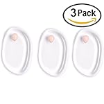 Angel Cosmetic Silicone Makeup Sponge,Silicone Powder Puff - Silicone Makeup Applicator Shaped like Leaves for Liquid Foundation, BB Cream, and Beauty Makeup, Concealer and Gel Foundation, 3 Pcs