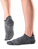 Tavi Noir Savvy Organic Knit Low Rise, No Show Grip Sock for Everyday Wear, Barre, Yoga, Pilates, Dance and Fashion