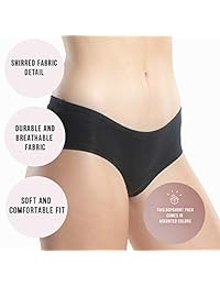 Emprella Calzones tipo 'boyshort' para dama, cómodo algodón ultra suave, 10 unidades