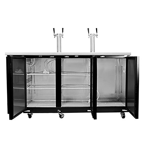Bar Draft Beer Dispenser Kegerator with Tap (27'' inch depth 90'' Length) - Thumbnail 6