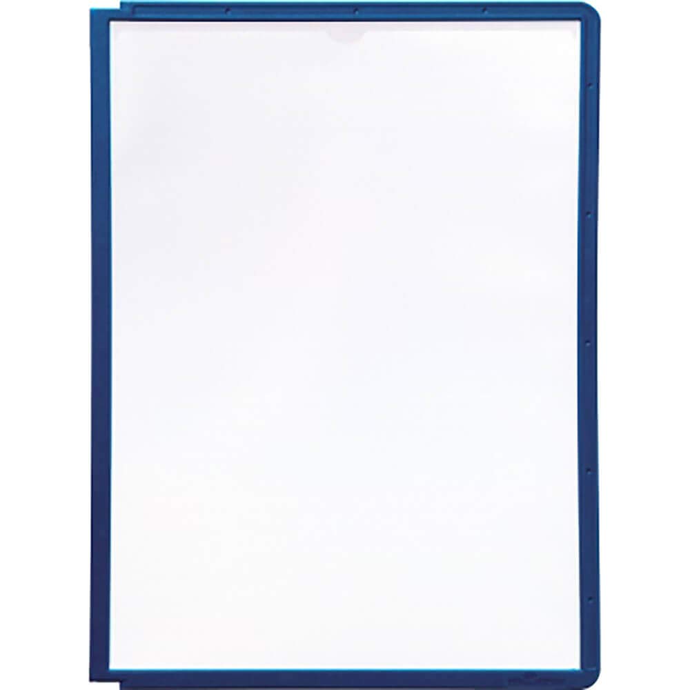 Durable SHERPA Display Panels | A4 Format in Dark Blue | Pack of 5 Panels | To Be Used with SHERPA Display Units — image 1