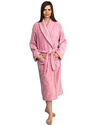 TowelSelections Women's Robe, Turkish Cotton Terry Shawl Bathrobe Made in Turkey