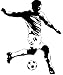 RoomMates RMK1326GM Soccer Player Peel and Stick Giant Wall Decals