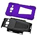 Reiko Silicon Case/Protector Cover for Samsung ATIV S Neo - Non-Retail Packaging - Purple/Black