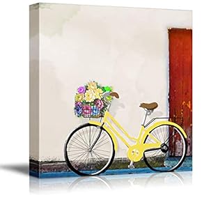 Quality Creation Pretty Handicraft Painting Bike Artwork for Home Framed