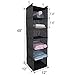 MAXhouser 6-Shelf Hanging Closet Organizer,Grey