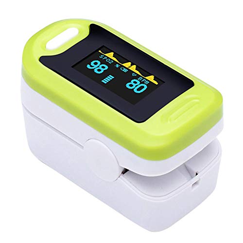 Urnanal Oximeter - Finger Oximeter, Fingernail Tip Clip, Pulse Oximetry Heart Rate Monitor, PI Perfusion Heart Rate Monitor