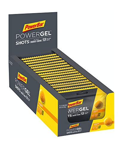 PowerBar PowerGel Energy Chews (Box of 16 Individual Packs) | C2MAX Energy Shots for Performance Athletes and Intense Training, Orange - Thumbnail 6