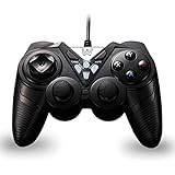 PC Game Controller, OUTWIT Wired USB Gaming Controller, Joystick Plug and Play, Gamepad with Dual-Vibration, Turbo and Trigger Buttons for Windows/Laptop/Steam/Android/ PS3/TV Box