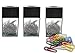 1InTheHome Magnetic Paper Clip Dispenser with 300 Clips Included, Large, 3 Pack