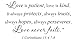 Wall Sticker Quote Vinyl Decal Love is Patient Kind Corinthians Bible Verse