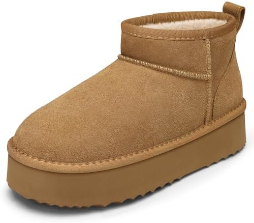 Amazon.com | Shoes8teen Platform Mini Boot For Women Short Ankle