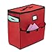 ProPik Christmas Storage Organizer, Gift Bags, Bows, Ribbons and Wrapping Accessories Container (Red)