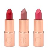 CHARLOTTE TILBURY Matte Revolution Mini Lipstick Charms Very Victoria ~ Amazing Grace ~ Red Carpet Red