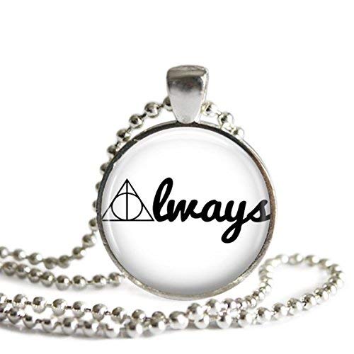 Harry Potter Always Deathly Hallows Inch Silver Plated Pendant