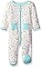 absorba Baby Boys' Footie-Two Pocket, Mint, 3/6M
